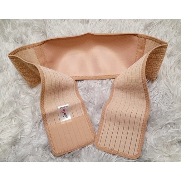 Bellefit Belly Support gentle compression ajustable Band NEW Nude - Picture 5 of 6